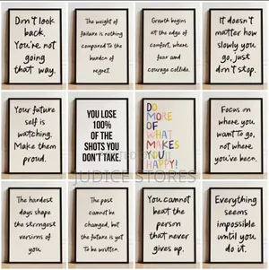 Acrylic Wall Frame 25 by 30cm (12Set)