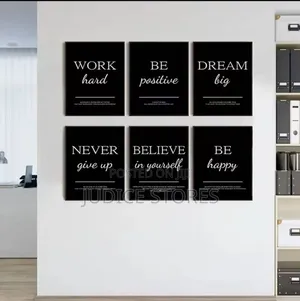 Acrylic Wall Frame 40by30cm 6 Set