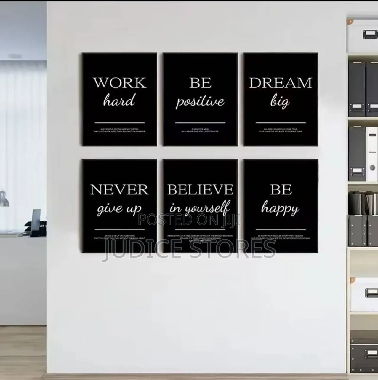 Acrylic Wall Frame 40by30cm 6 Set