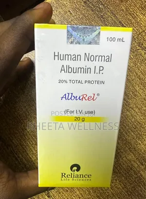 AlbuRel 20% Human Normal Albumin I.P. (100 mL, 20 G)
