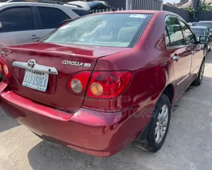 Toyota Corolla 2005 Red