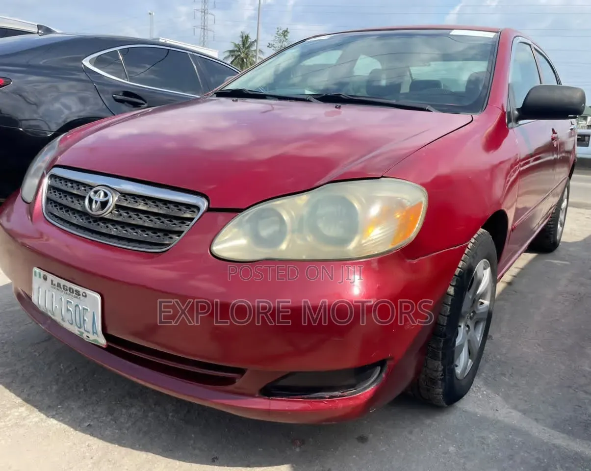 Toyota Corolla 2005 Red
