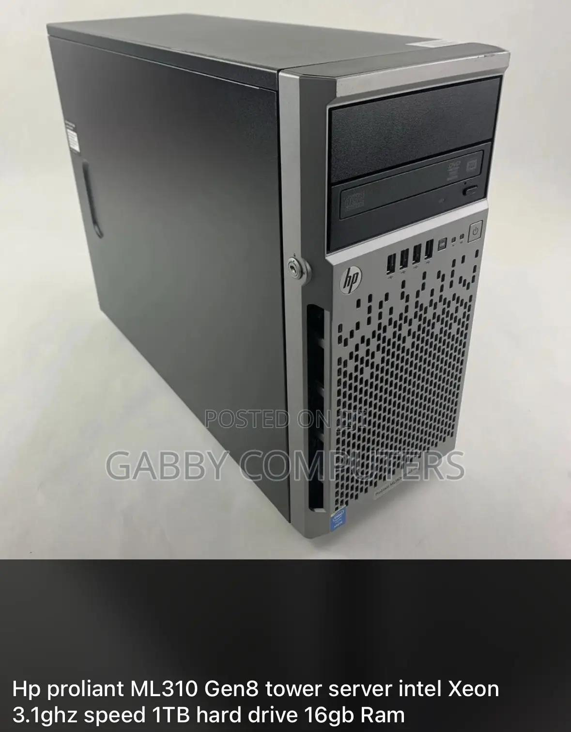 Server HP ProLiant ML 16GB Intel Xeon HDD+SSD 1.5T