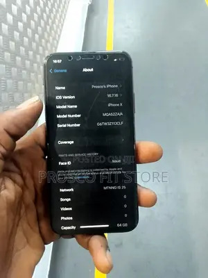 Apple iPhone X 64 GB Black