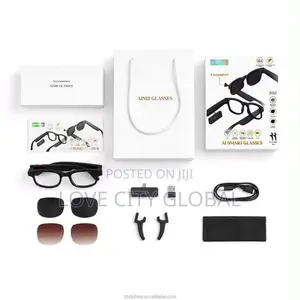 G1 Max AI Smart Glasses 8MP 4K Camera, ChatGPT, Bluetooth, 3 Lenses
