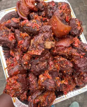 Sea Food Basmati Rice and Sauced Goat Meat