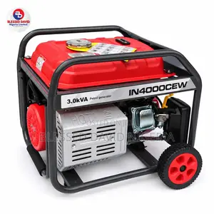 iPower IN4000CEW 3.0Kva Key Start Petrol Generator, 100% Copper