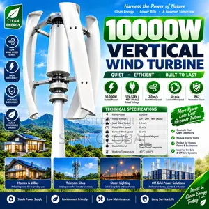 Generate Clean Energy With 10000W Vertical 48V Wind Turbine