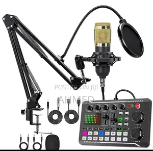 BM800+F998 Microphone Interface Podcast Mixer Studio Live Streaming
