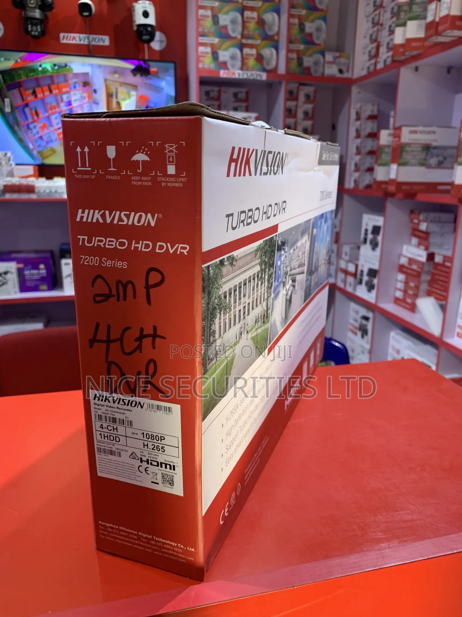 Hikvision 4Channels DVR 2MP