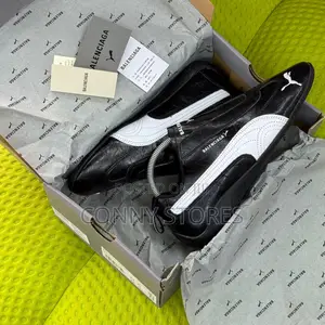 Balenciaga Fw25 X Puma Speedcat Leather Pack