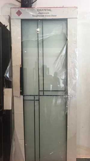 Aluminium Glass Bathroom Door