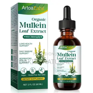 Orgsnic Mullein Leaf Extract With Chlorophyll