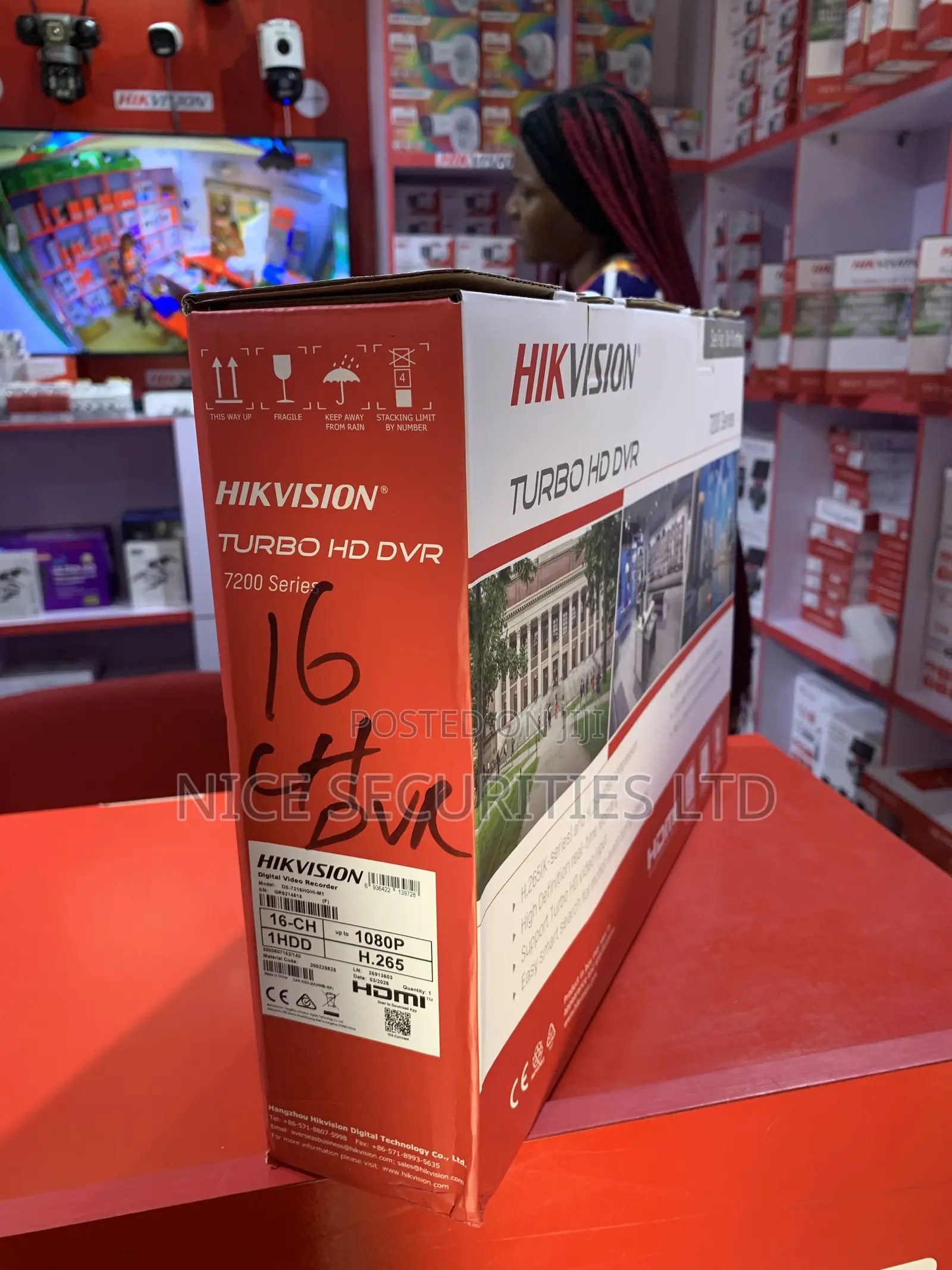 Hikvision 16Channels DVR 2MP
