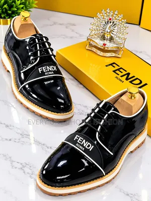 Fendi Lace Up Co Operate Shoe