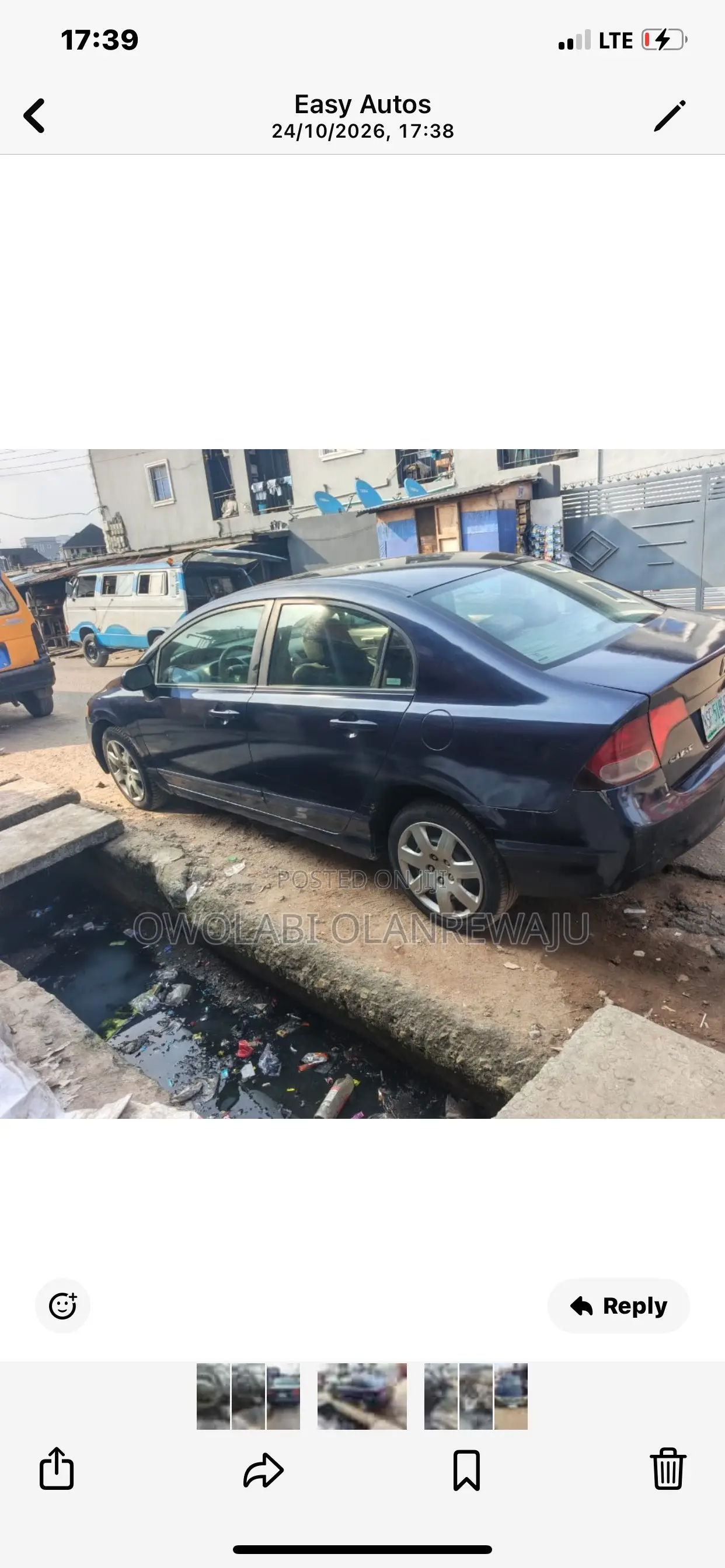Honda Civic 2008 Black