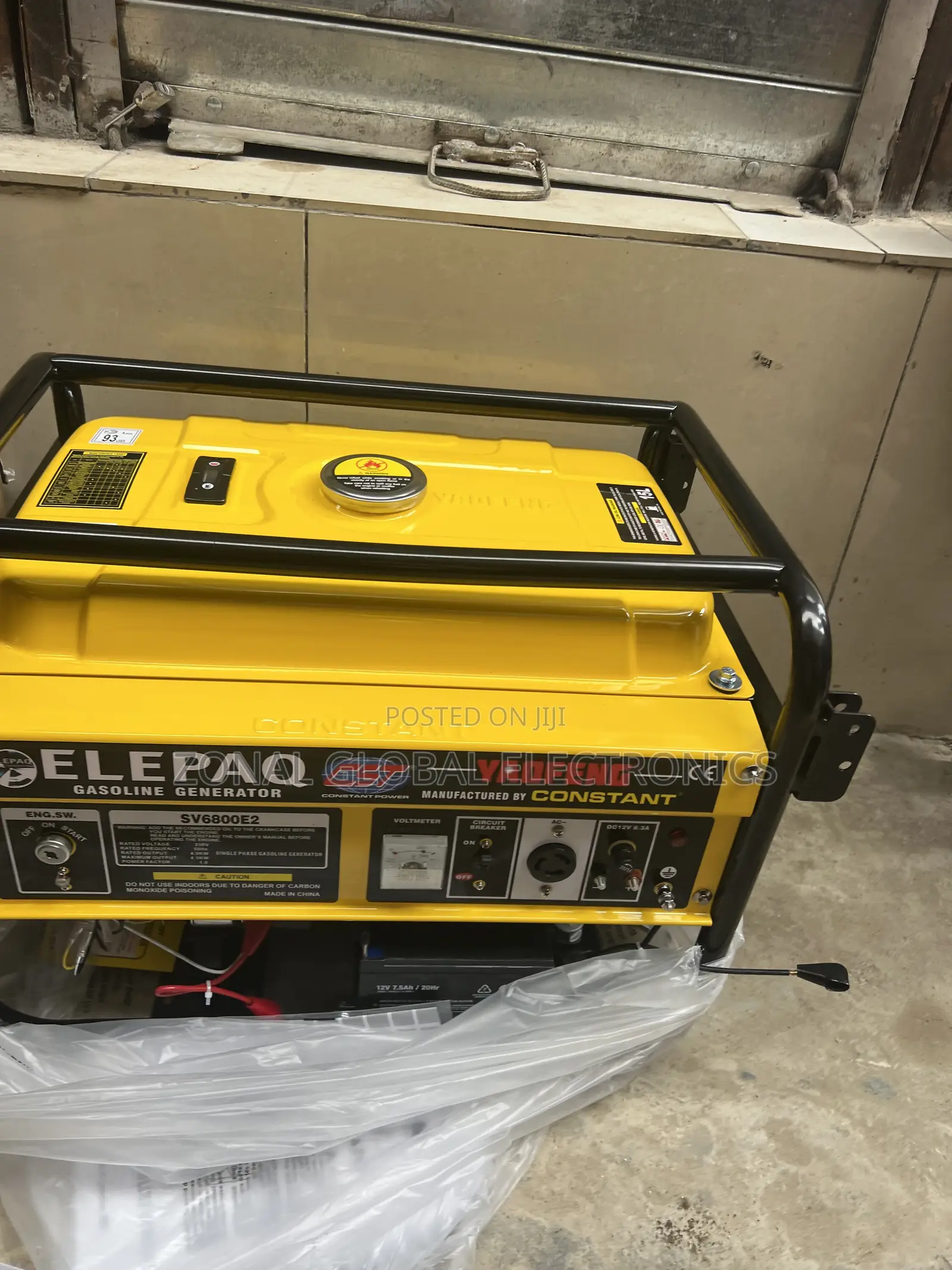 Elepaq Constant Generator4.5kva 100% Copper Coil