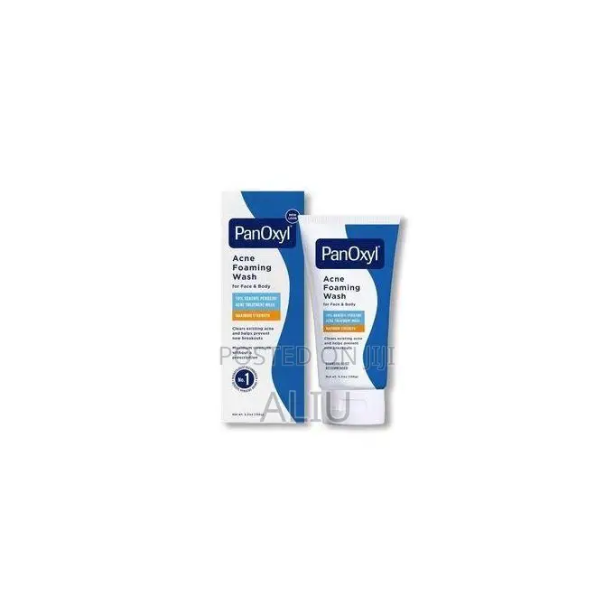 PanOxyl Acne Foaming Wash Benzoyl Peroxide 10% Maximum Strength.