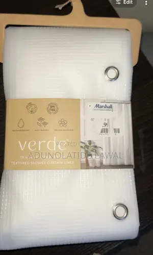 Verde Shower Curtains With Rings