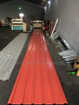 Original Aluminum Roofing Sheet 0.55mm Red - Longspan - Premium