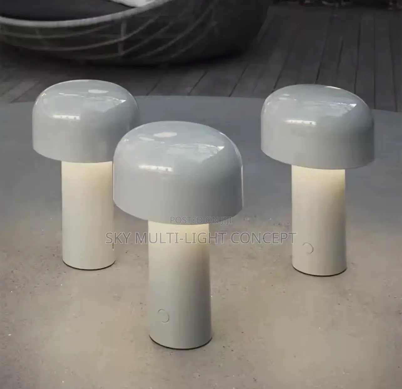 Nordic Table Lamp LED Rechargeable Touch Control