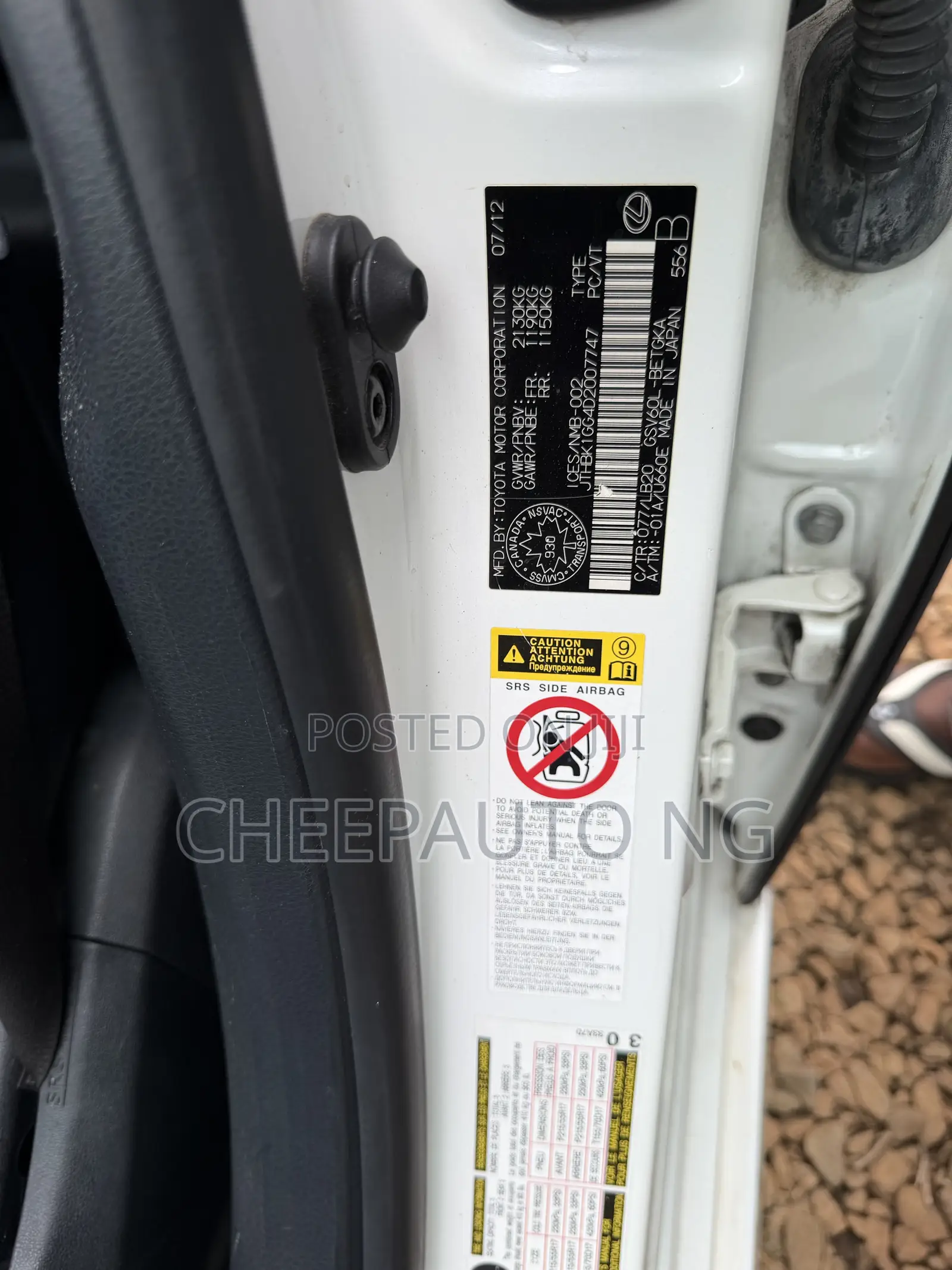 Lexus ES 350 FWD 2014 White