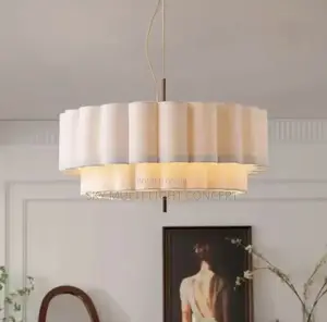 Modern Retro Fabric Pendant Chandelier