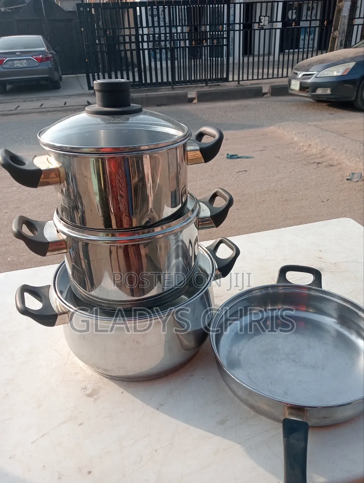 Stainless Steel Pot Germany Used Set