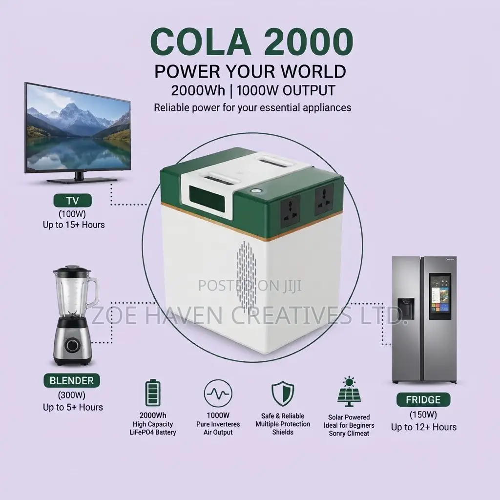 2000w Cola Solar Generator