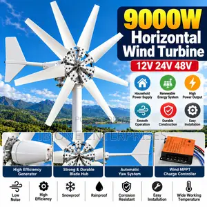9,000w 48v Wind Turbine Smart Way to Explore Wind-Powered Electricity