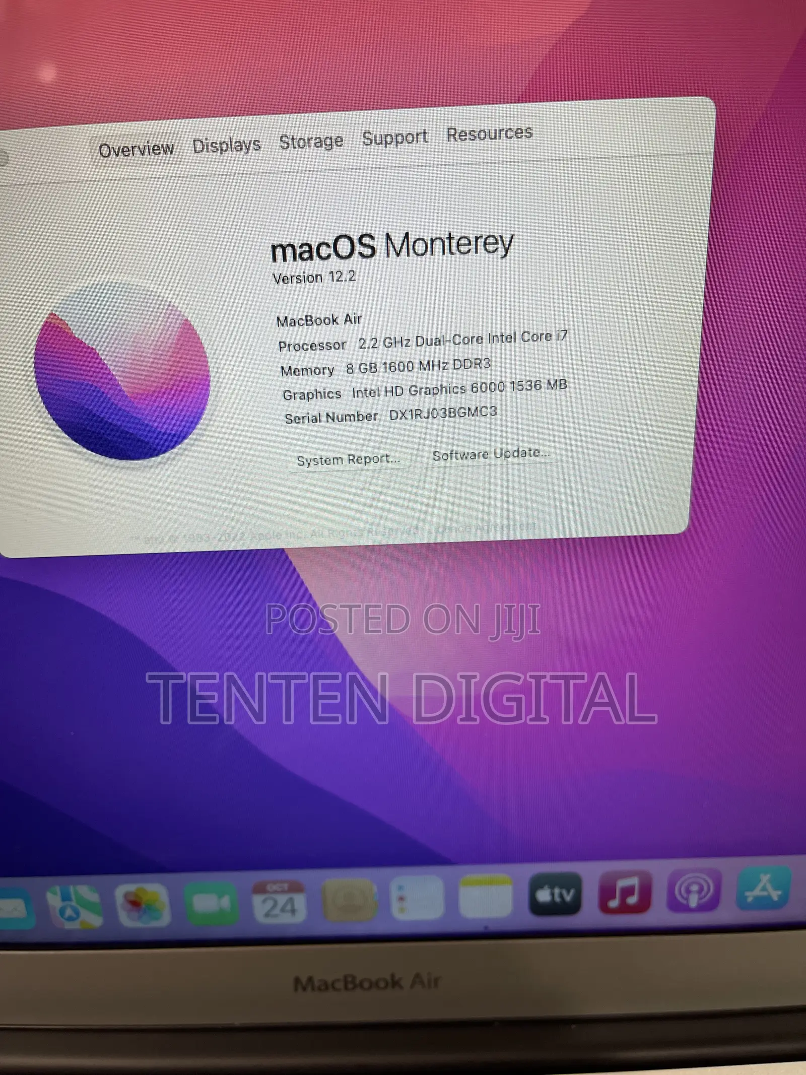 Laptop Apple MacBook Pro 2015 8GB Intel Core i7 SSD 256GB