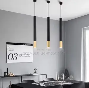 Modern LED Long Tube Pendant Spotlight