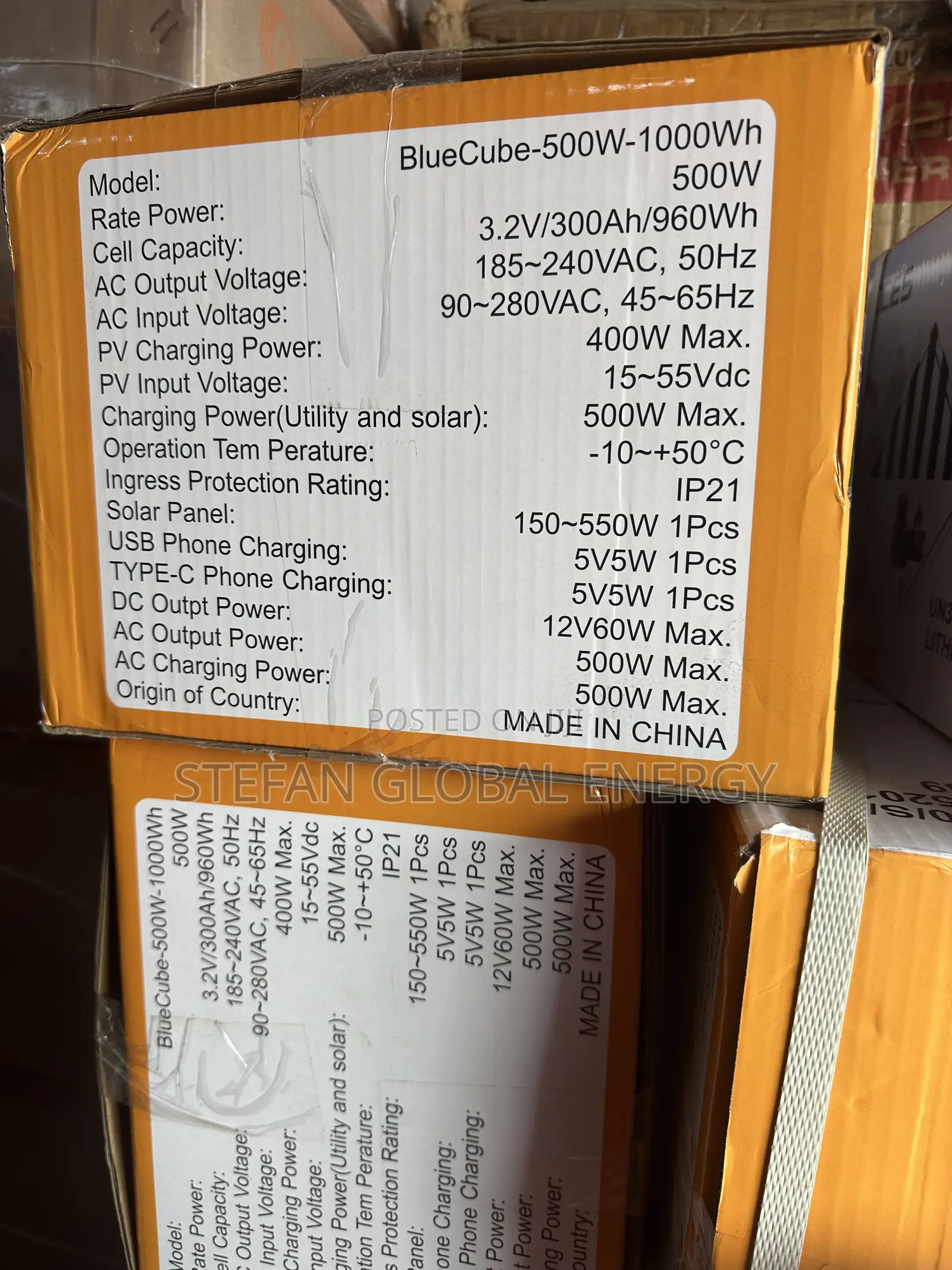 1kwh .500w Output Hicces Solar Generator
