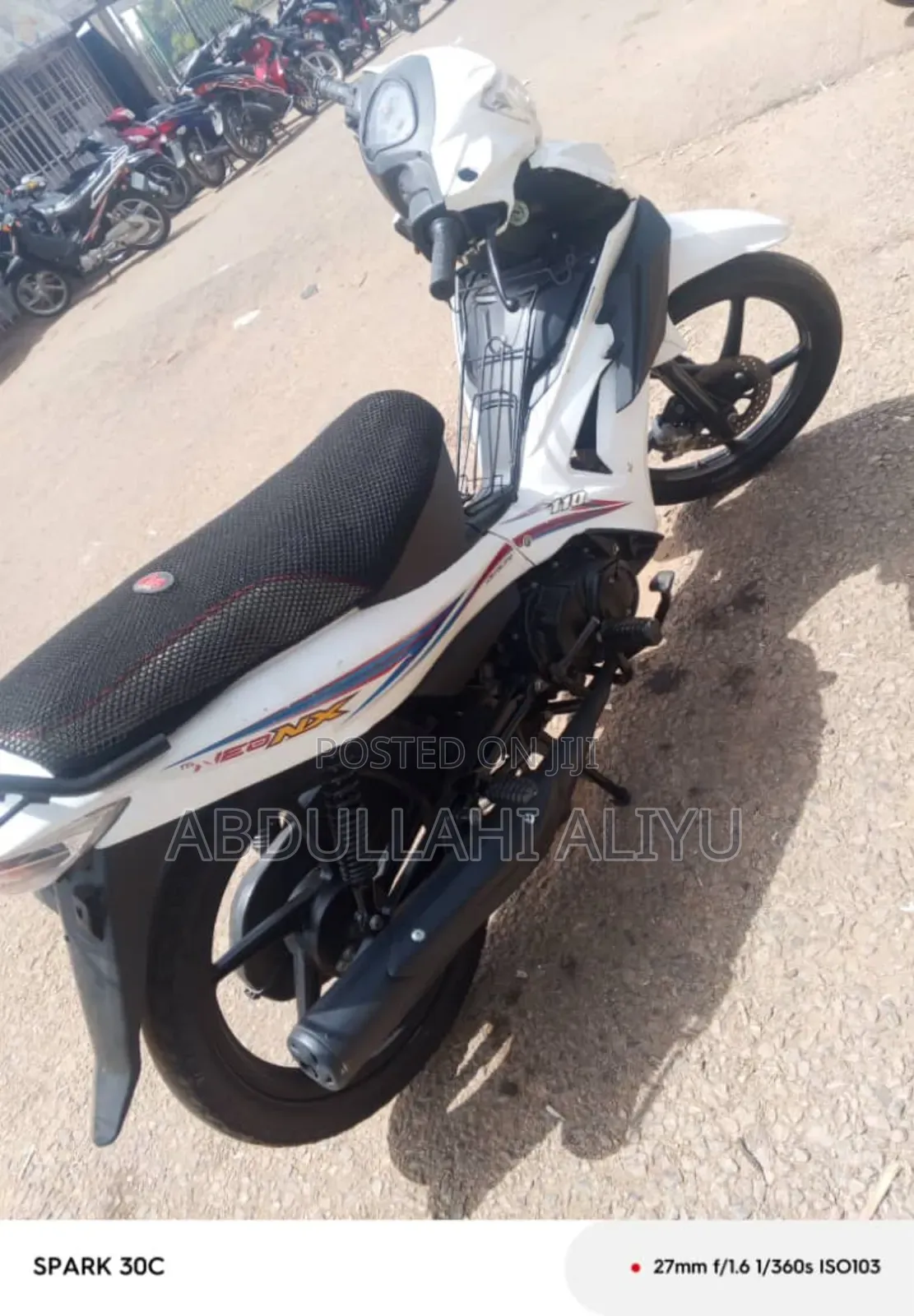 TVS Neo NX 2025 White