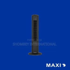 Maxi Tower Fan 28 Inch Black (10-25mab)
