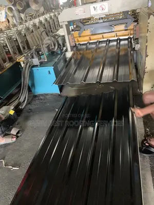 Black Longspan Aluminum Roofing Sheet 0.55mm Original
