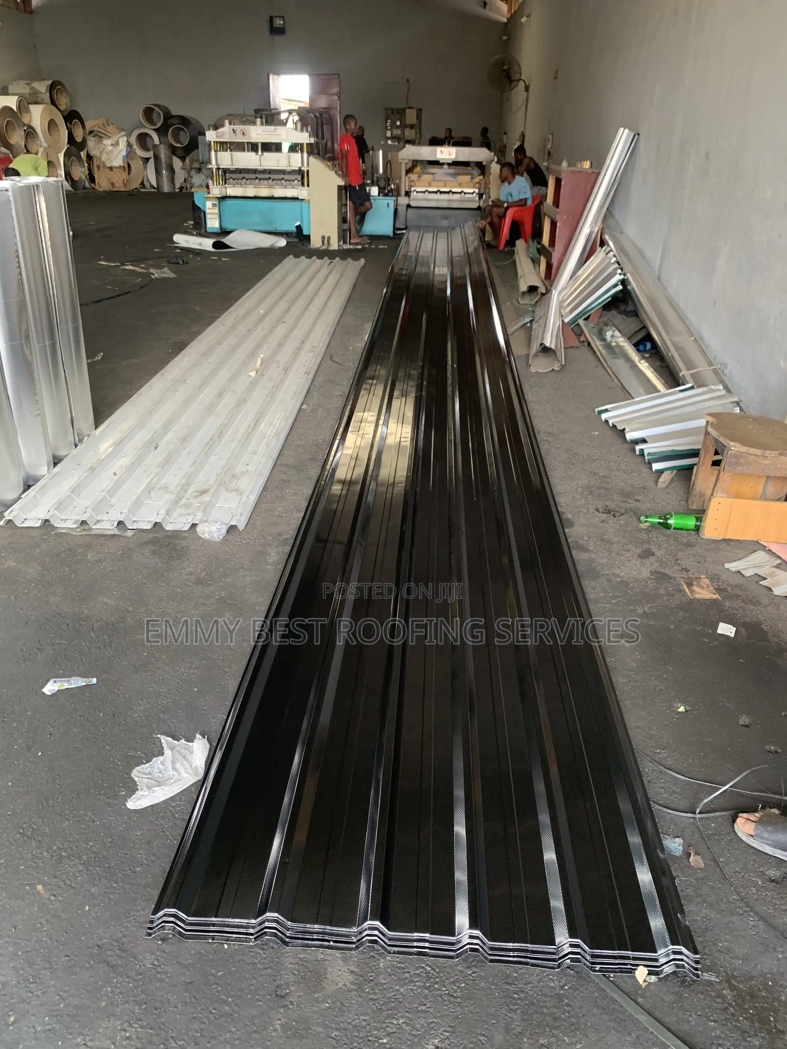 Black Longspan Aluminum Roofing Sheet 0.55mm Original