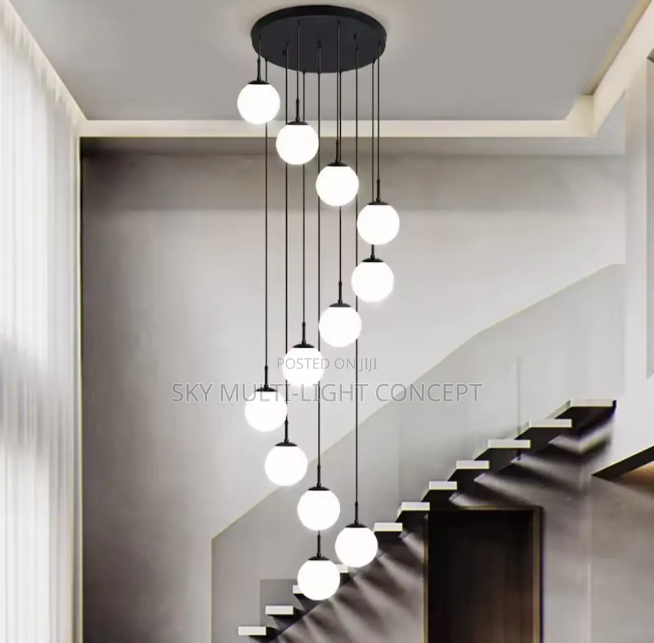 Modern Home Staircase Chandeliers