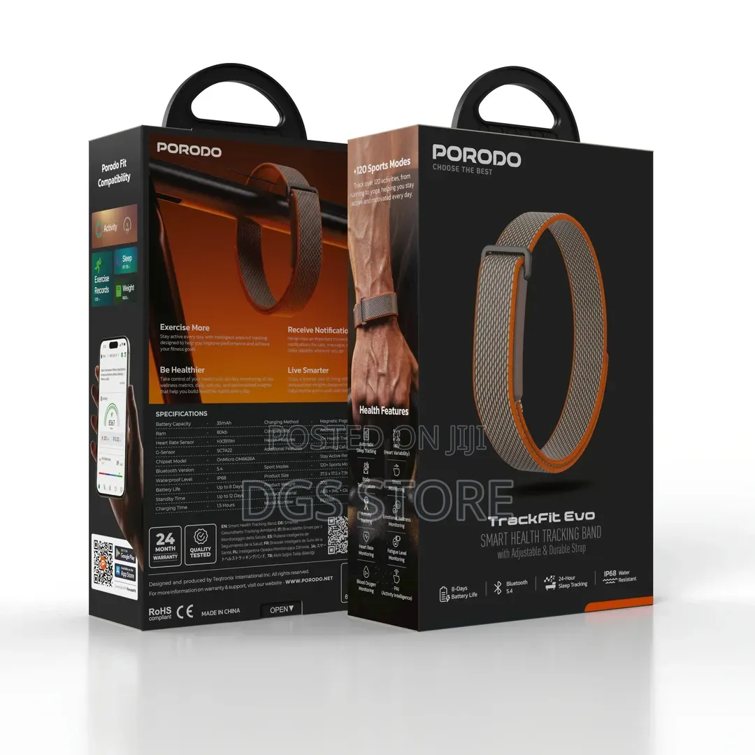 Porodo Trackfit Evo Smart Health Tracking Band