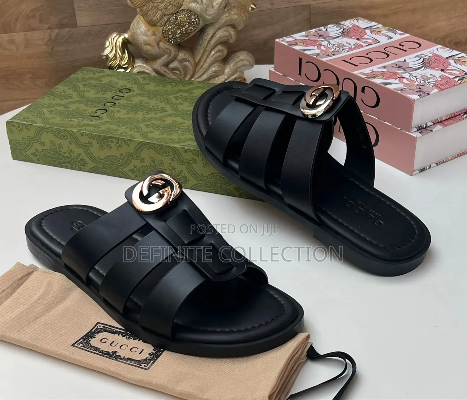 Gucci Luxury Leather Slippers