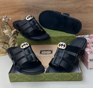 Gucci Luxury Leather Slippers