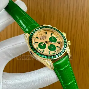 Rolex Oyster Perpetual Quality Luxury Men Genuine Leather Wristwatch