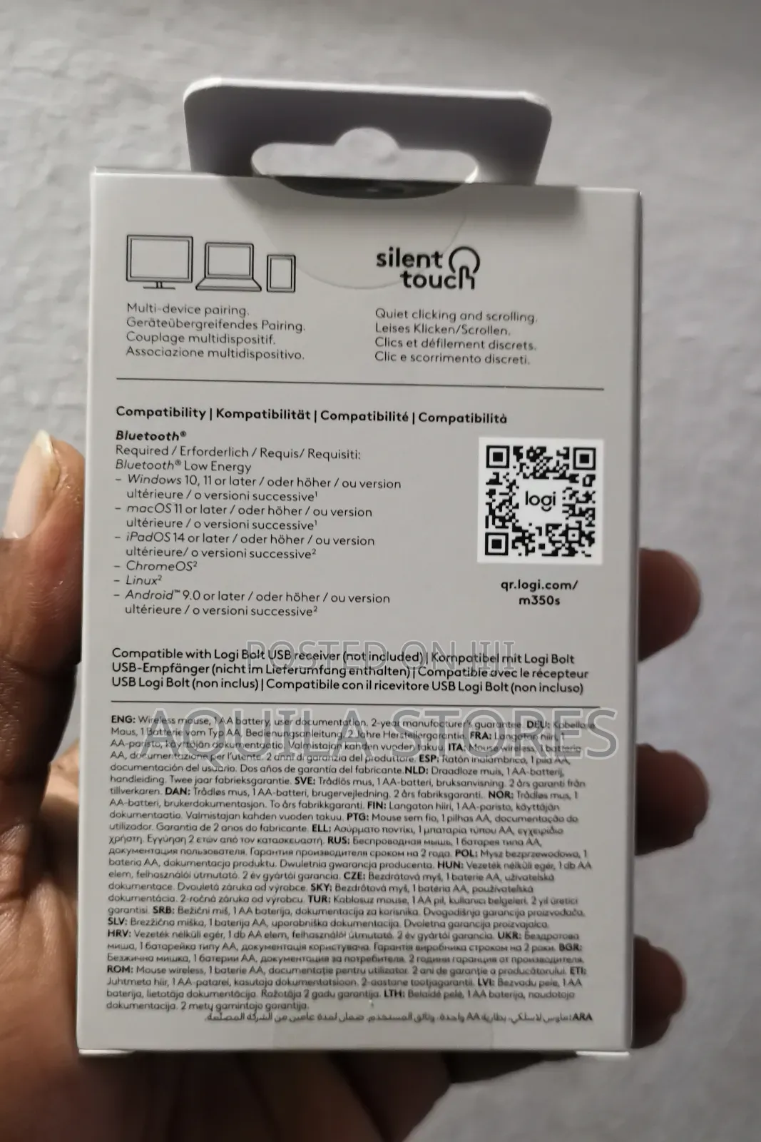 Logitech Pebble Mouse 2 M350S