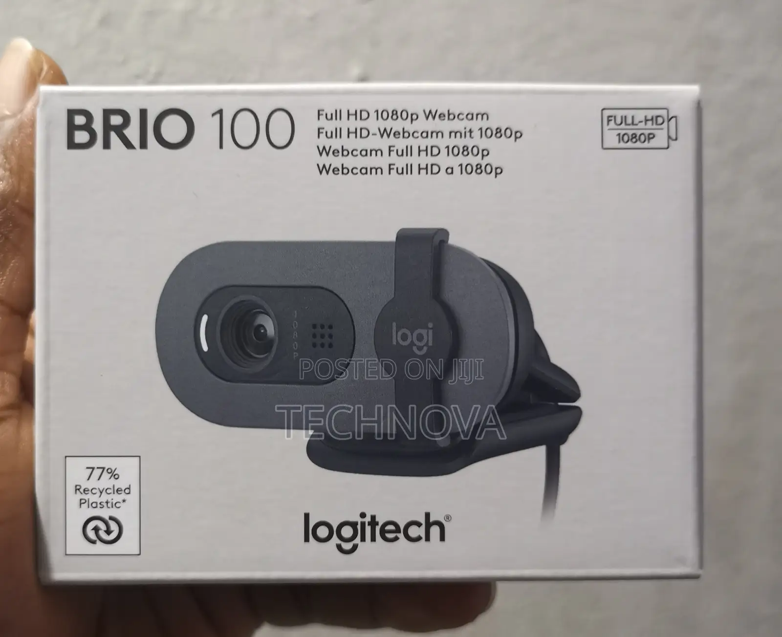 Logitech Brio 100 Full HD 1080p Webcam