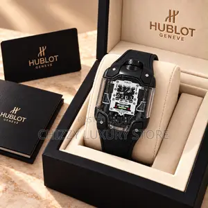 Hublot Quality Men Rubber Strap Wristwatch