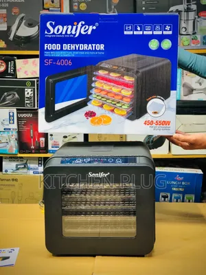 6-Layer Electric Food Dryer Designed for Home or Small Commercial Use