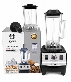 ZYRE 2500W 2-in-1 Multifunctional/ Heavy Duty Blender (Model ZCB-2500)