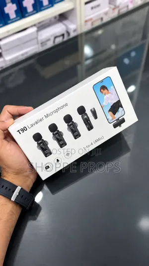 T90 4-in-1 Magnetic Wireless Mic for Mobile Phone