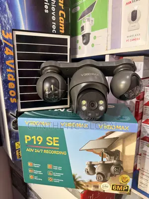 V380max 3lens 4g Solar Powered PTZ Camera
