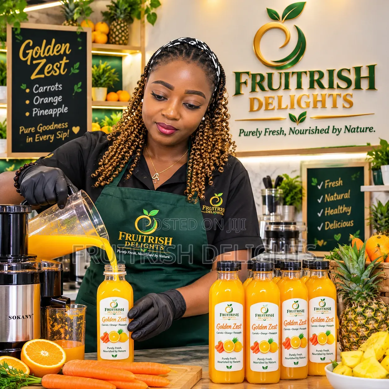 Fruitrish Delights Golden Zest Juice